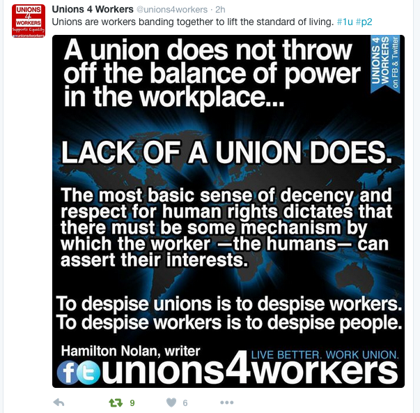 Unions Are the Balance of Power.